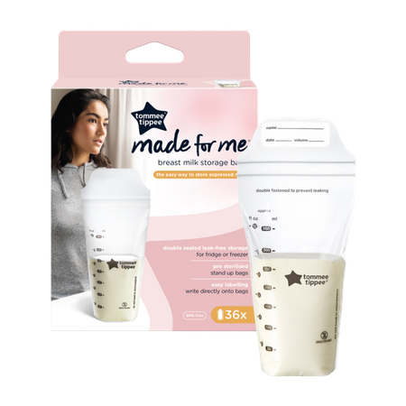 Tommee Tippee Closer To Nature Bröstmjölksförvaringspåsar – 36 st