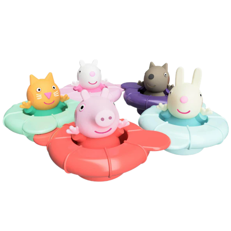Tomy Toomies Peppa Pig Pool Party Bath Toy Set