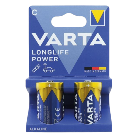 Varta Longlife Power Alkaline Baby C Battery – 2 pcs