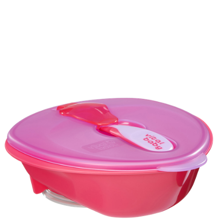 Vital Baby Nourish Bowl with Suction Cup - Pink