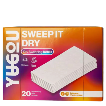 YUGOU SWEEP IT DRY Sweeping Refills – 20 Pcs