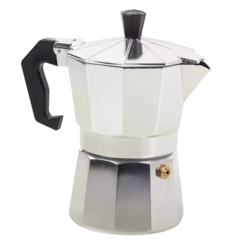 Aluminium 3 Cups Stovetop Espresso Coffee Maker - 150 ml