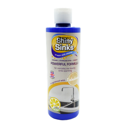 Fabulosa Shiny Sinks Powerful Formula Lemon Sherbet Cream Sink Cleaner - 250 ml