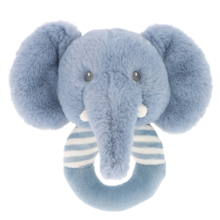Keel Toys Keeleco Ezra Elephant Ring Rattle – 14 cm