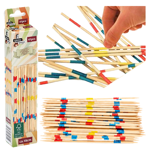 Lifetime Games Mikado Pick-Up Sticks Game - 18 cm - 41 pcs