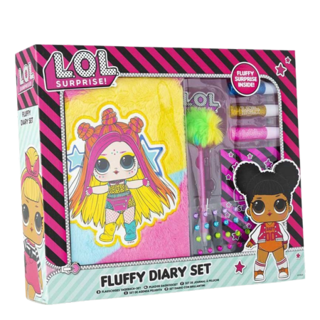 L.O.L. Surprise! DYO Fluffy Diary Set with Pens & Stickers