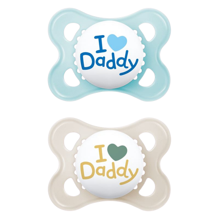 MAM Original I Love Daddy 2-6m Pacifier – 2 pcs