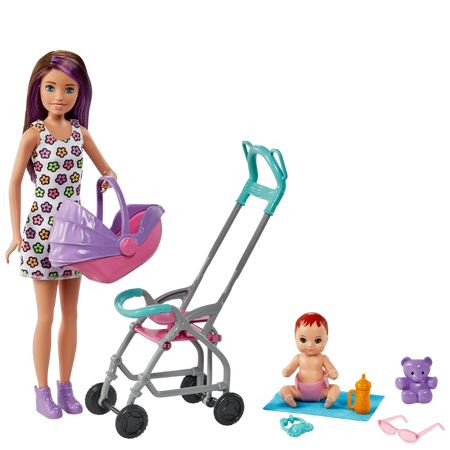 Mattel Barbie Skipper Babysitter with Stroller