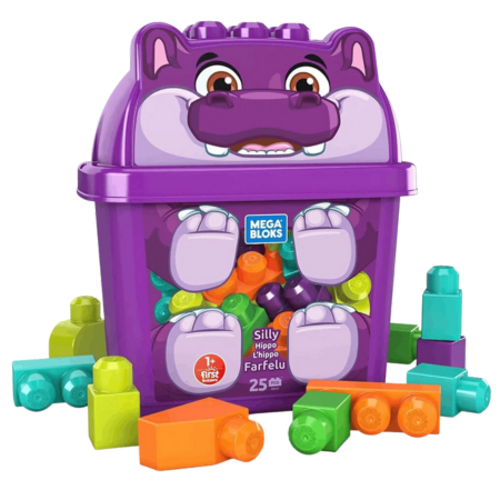 Mega Bloks First Builders Silly Hippo 25 pieces