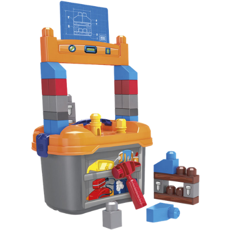 Mega Bloks Lil' Building Workbench - 36 pieces