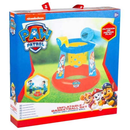 Nickelodeon Paw Patrol Inflatable Basketball Set