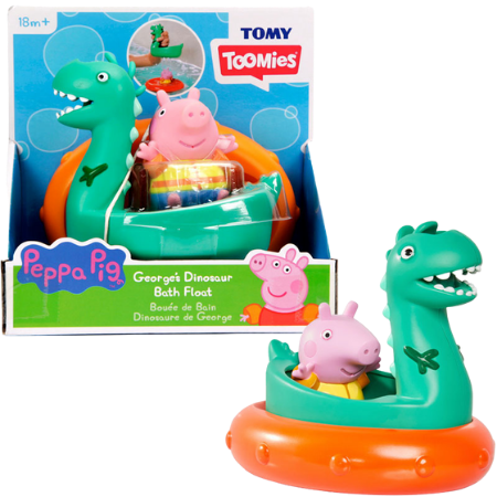 Cuddly Pig Gustav's Dinosaur Bath Toy