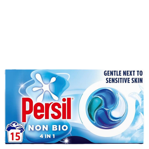 Persil Non-Bio 4-in-1 Sensitive Skin Laundry Capsules - 15 Pcs