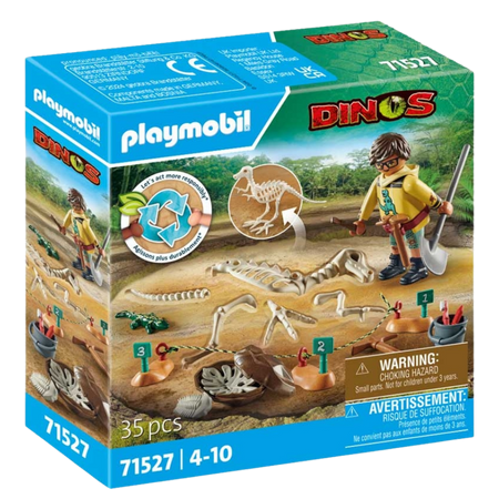 Playmobil Dinos Archaeological Dig with Dinosaur Skeleton Playset