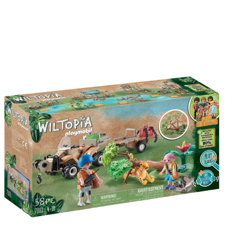 Playmobil Wiltopia Animal Rescue Quad Playset