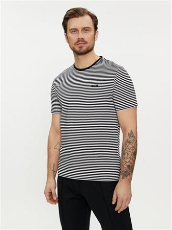 Calvin Klein Cotton Stripe T-Shirt - Black - S