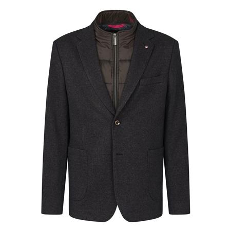 Bugatti Mens Sports Jacket With Removable Waistcoat - Brown - 40R