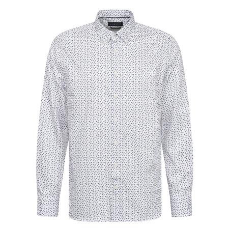Bugatti Casual Satin Look Cotton Shirt - White - L