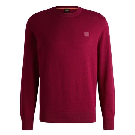 Boss Kanovano Cotton-Cashmere Sweater - Red - 2XL