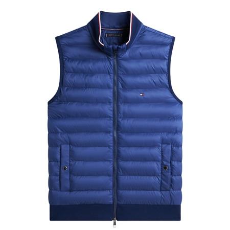 Tommy Hilfiger Mix Media Essential Gilet - Navy - 2XL