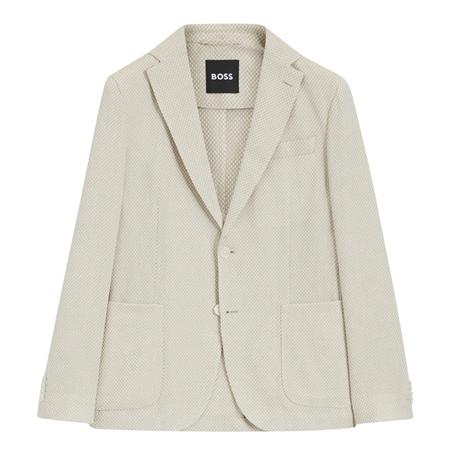 Boss C-Hanry Slim Fit Patterned Blazer - Beige - 40