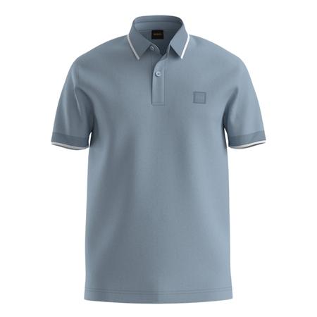 Boss Passertip Polo Shirt - Steel Blue - M