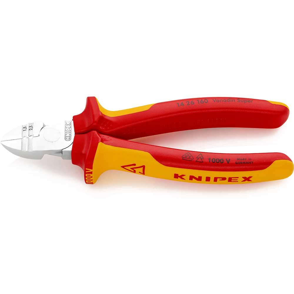 Knipex 14 26 VDE Wire Stripping and Cutting Pliers 160mm