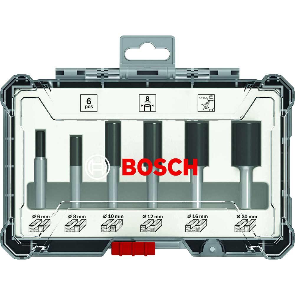 Bosch PRO 6 Piece 1/4" Router Bit Set