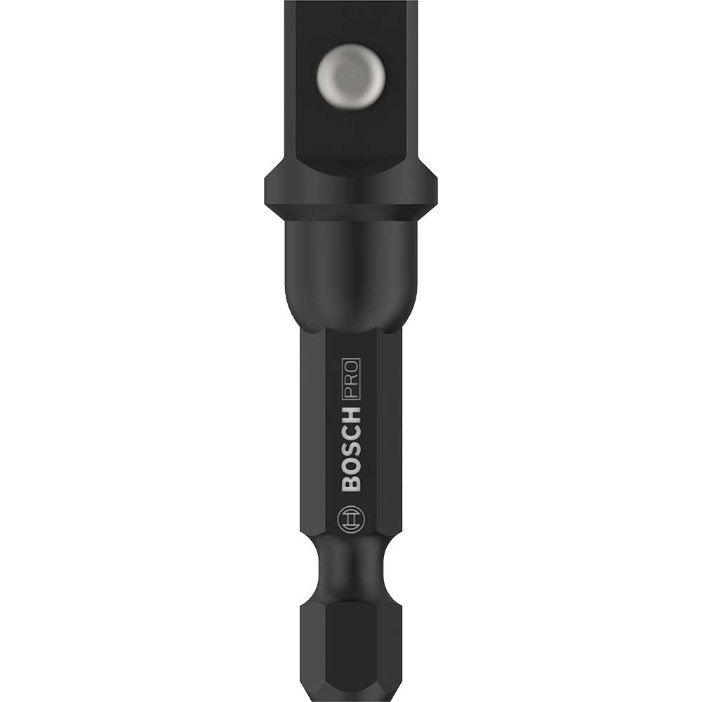 Bosch PRO 1/4" Hex Shank to Square Drive Impact Socket Adapter 3/8"