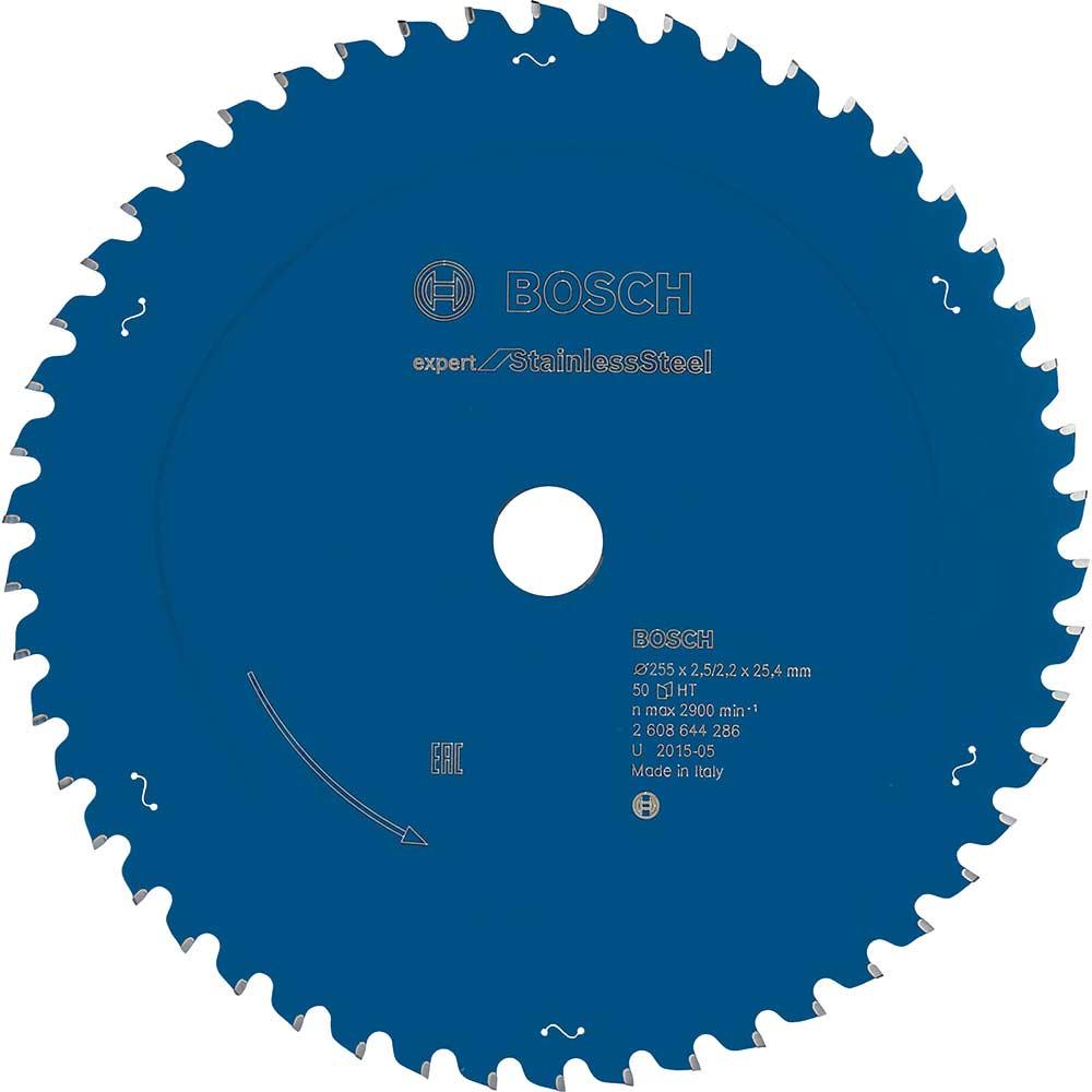 Bosch EXPERT Stainless Steel Cutting Saw Blade 255mm 50T 25.4mm