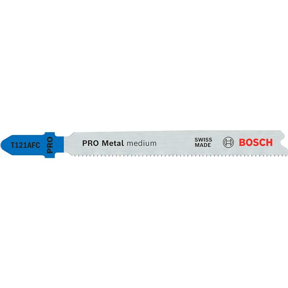 Bosch PRO T121 AFC Medium Metal Cutting Jigsaw Blade Pack of 3