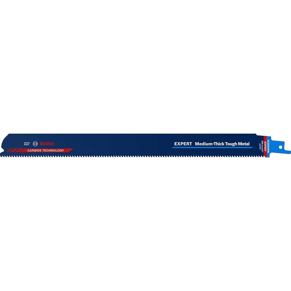 Bosch Expert S1255HHM Medium-Thick Tough Metal Cutting Reciprocating Sabre Saw Blades 300mm Pack of 1