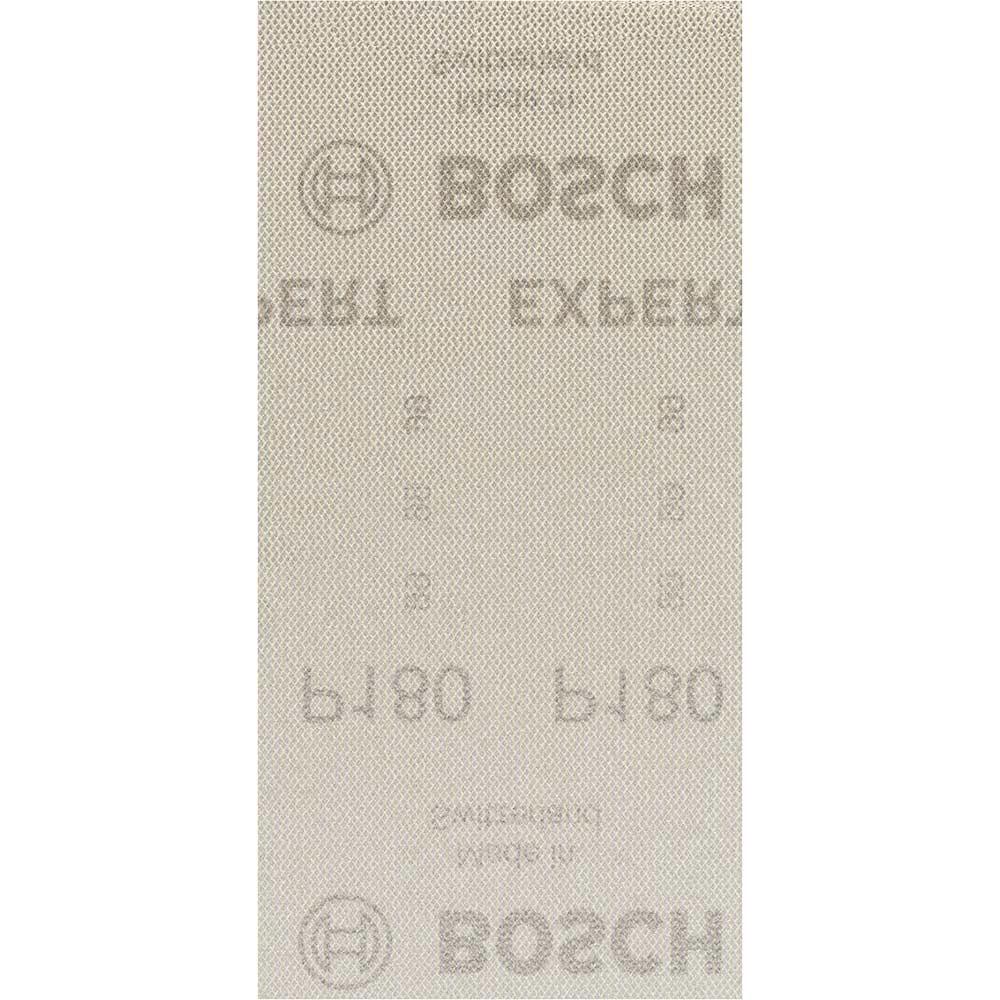 Bosch EXPERT M480 93mm x 186mm Net Abrasive Sanding Sheets 93mm x 186mm 180g Pack of 50