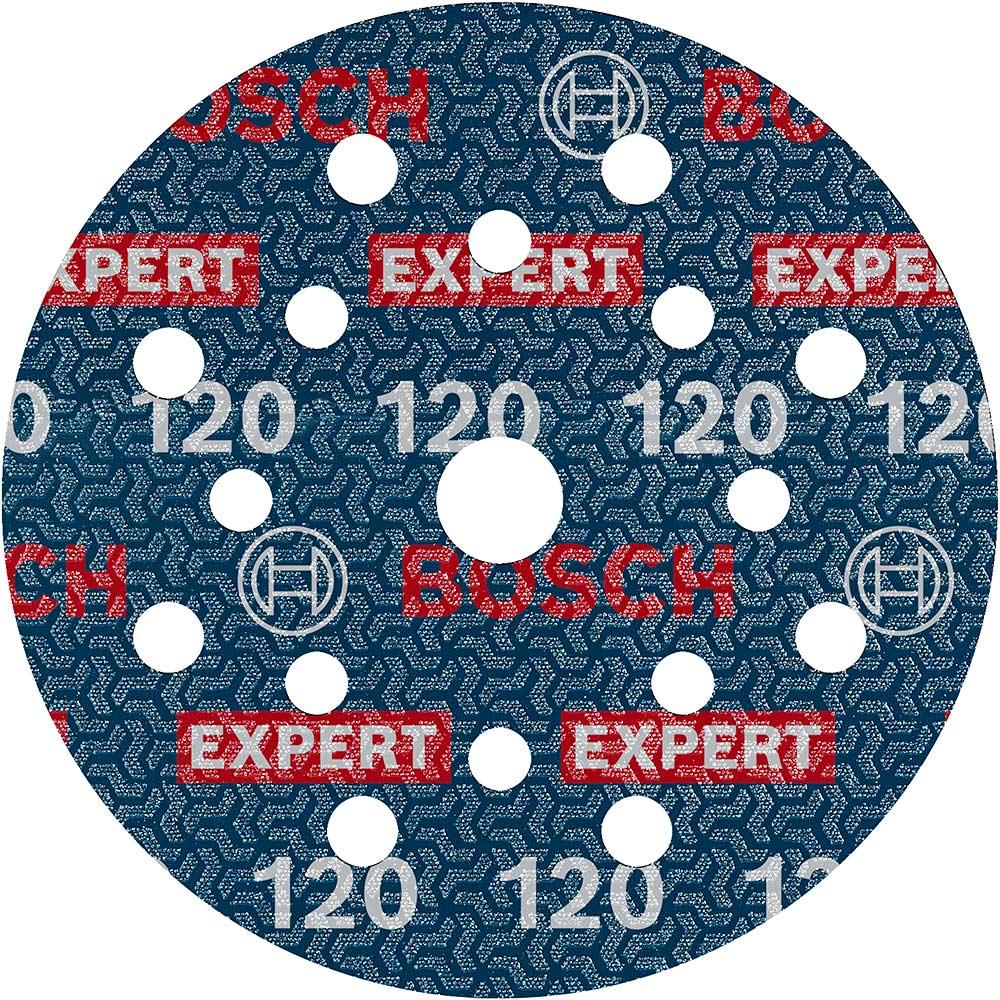 Bosch EXPERT O780 Foil Sanding Discs 125mm 125mm 120g Pack of 50