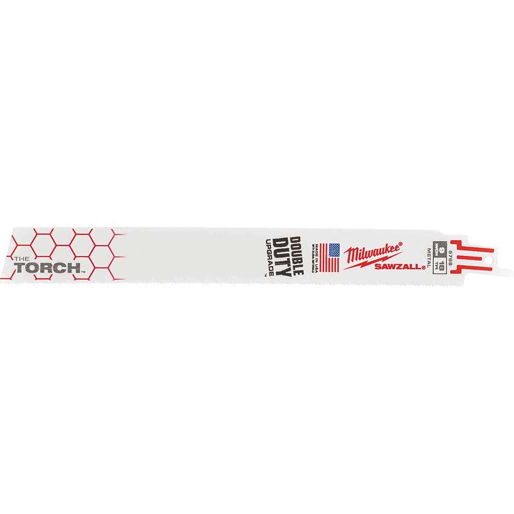 Milwaukee Heavy Duty TORCH Demolition Reciprocating Sabre Saw Blades 230mm Pack of 25