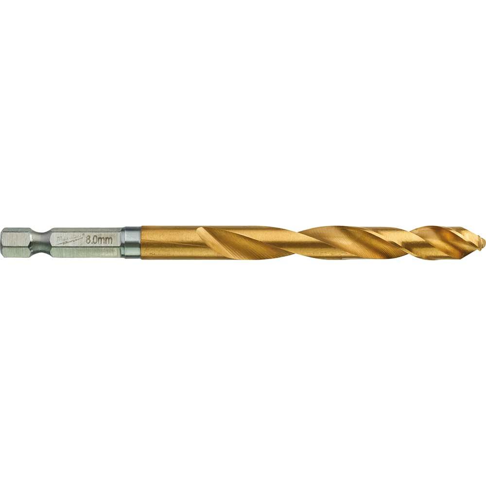 Milwaukee HSS-G Shockwave Drill Bit 8mm Pack of 1