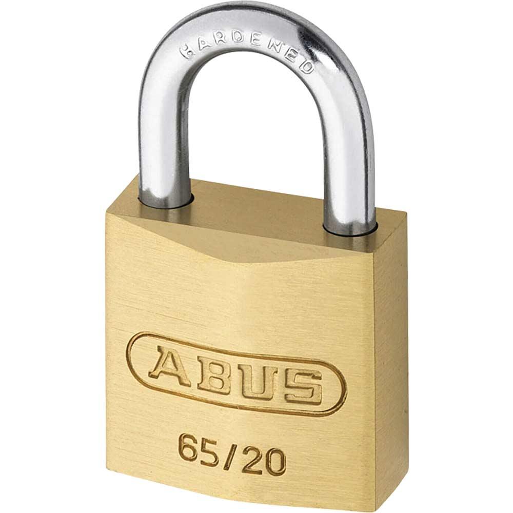 Abus 65 Series Compact Brass Padlock Keyed Alike 20mm Standard 6204