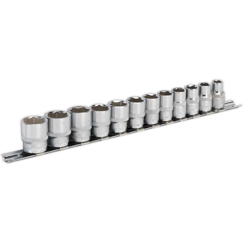 Sealey 9 Piece 3/8" Drive Hexagon WallDrive Socket Set 3/8"