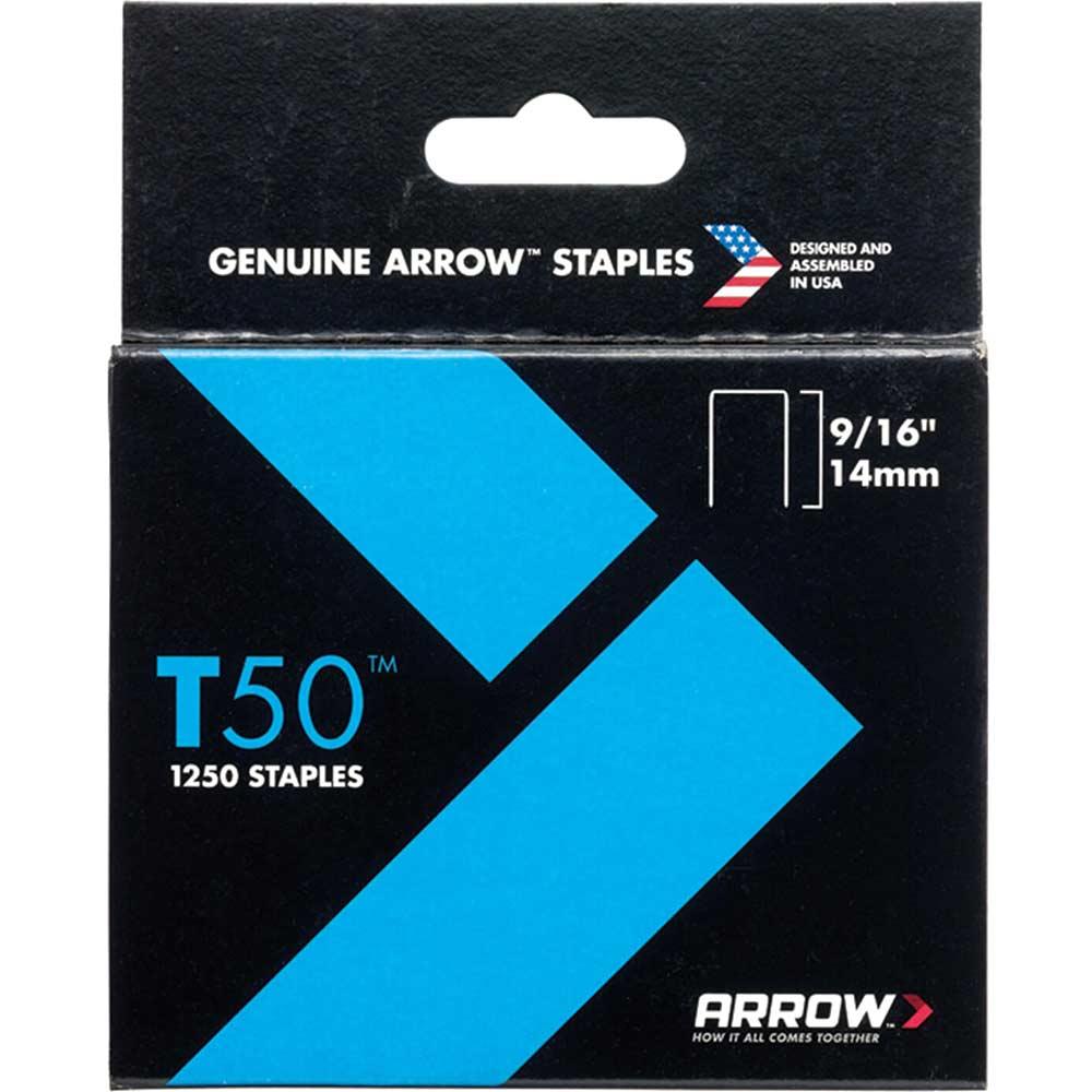 Arrow T50 Steel Staples For T50 Heavy Duty Hand Staple Gun