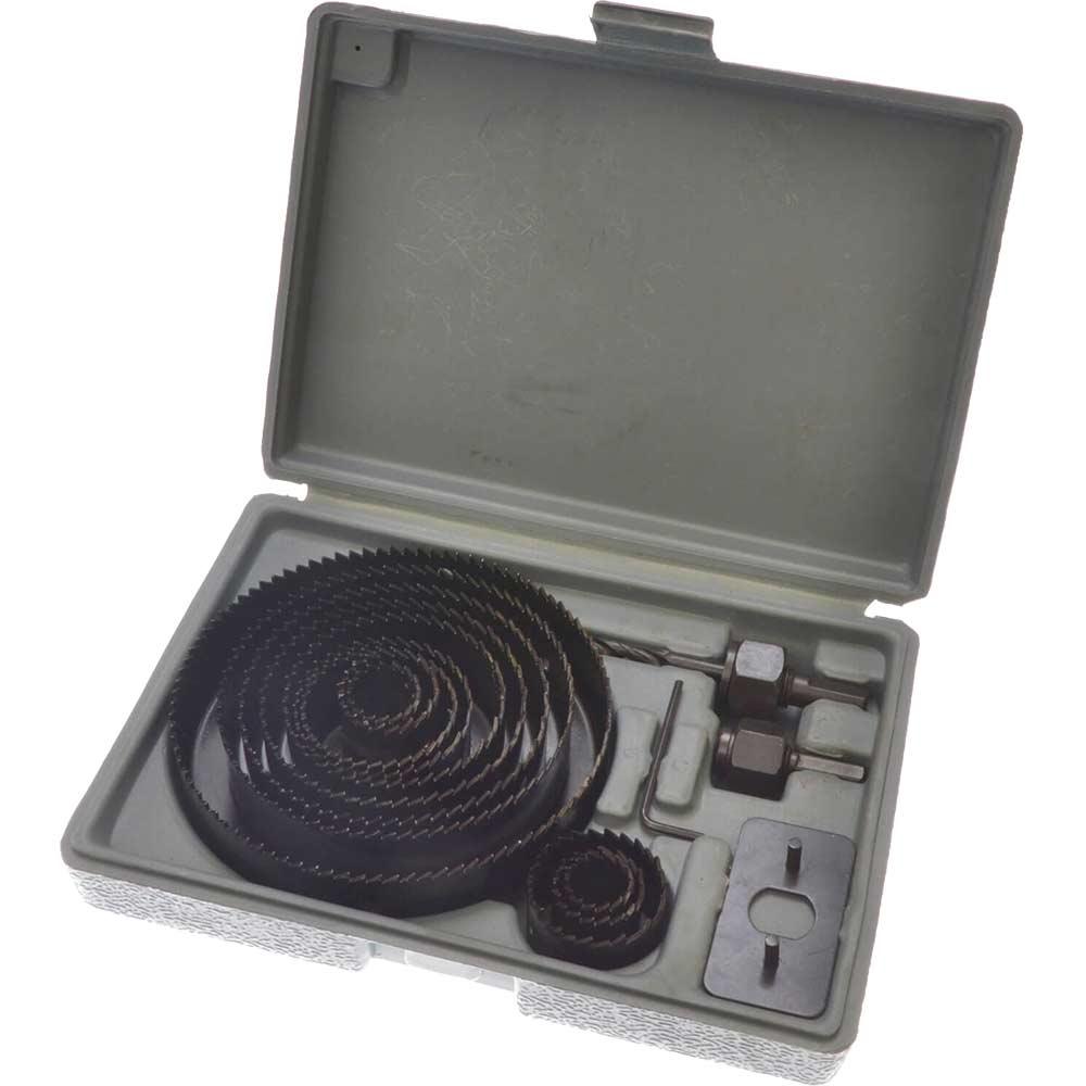 BlueSpot 16 Piece Multi Hole Saw Set
