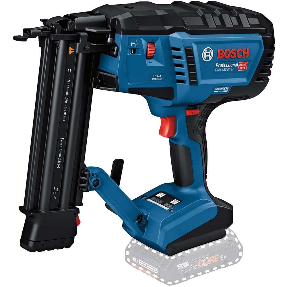 Bosch GNH 18V-50 M 18v Cordless 18 Gauge 2nd Fix Nail Gun No Batteries No Battery Charger No Case