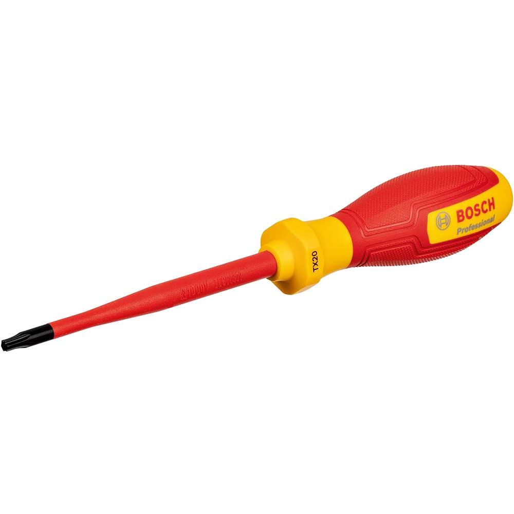 Bosch Professional VDE Insulated Torx Screwdriver T20 100mm