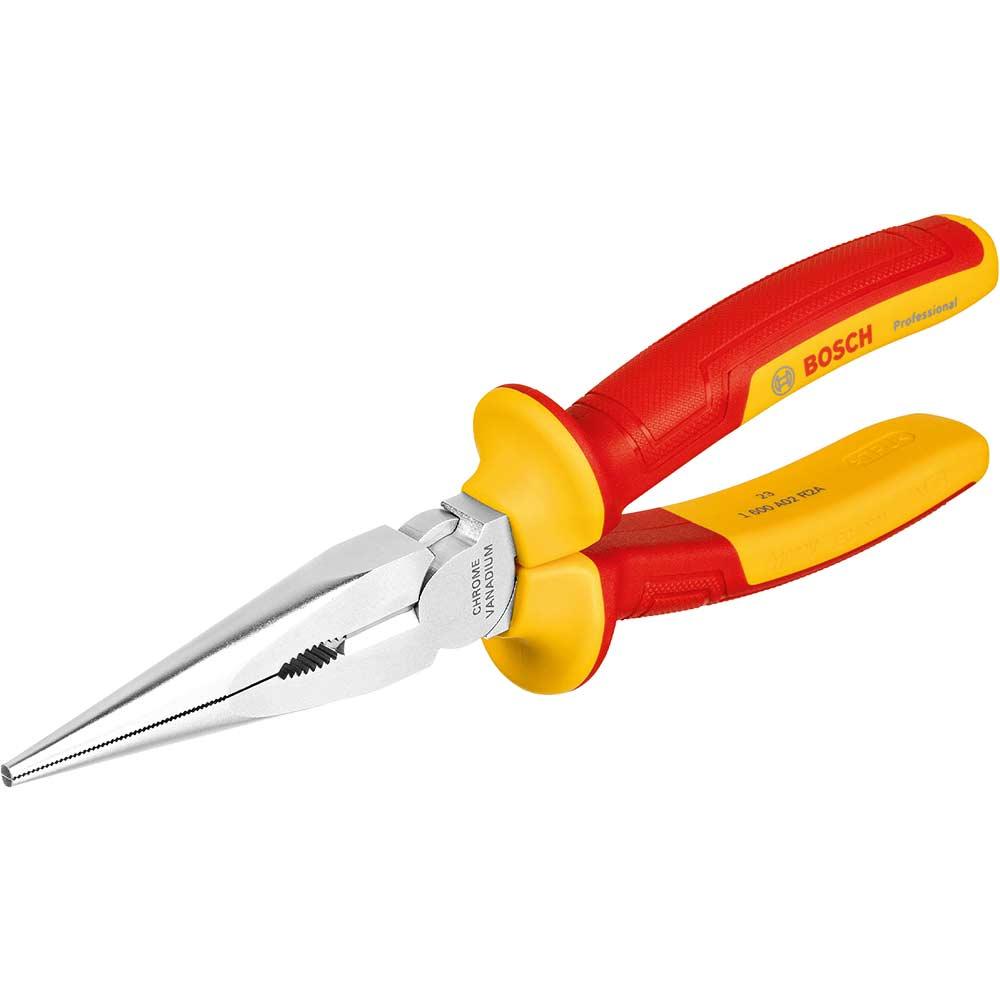 Bosch Professional VDE Insulated Long Nose Pliers 200mm