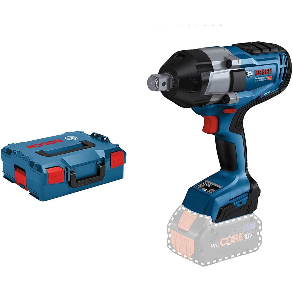 Bosch GDS 18 V-1050 H BITURBO 18v Cordless Brushless 3/4" Impact Wrench No Batteries No Battery Charger Case