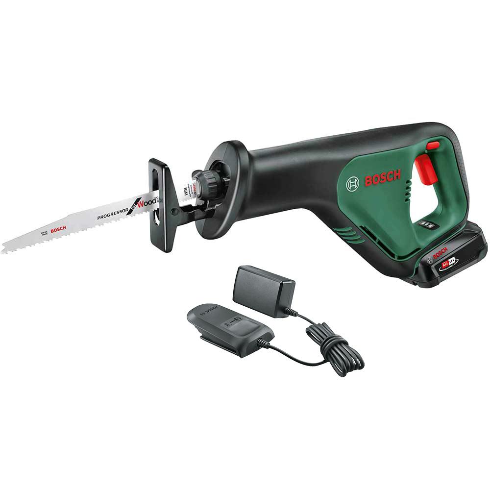 Bosch ADVANCEDRECIP P4A 18v Cordless Recipro Saw 1 x 2.5ah Li-ion Battery Charger No Case