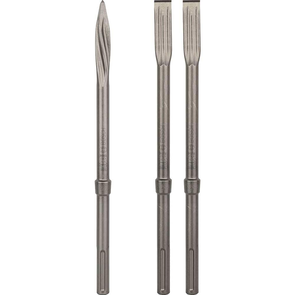 Bosch 3 Piece RTEC SDS Max Self Sharpening Chisel Kit