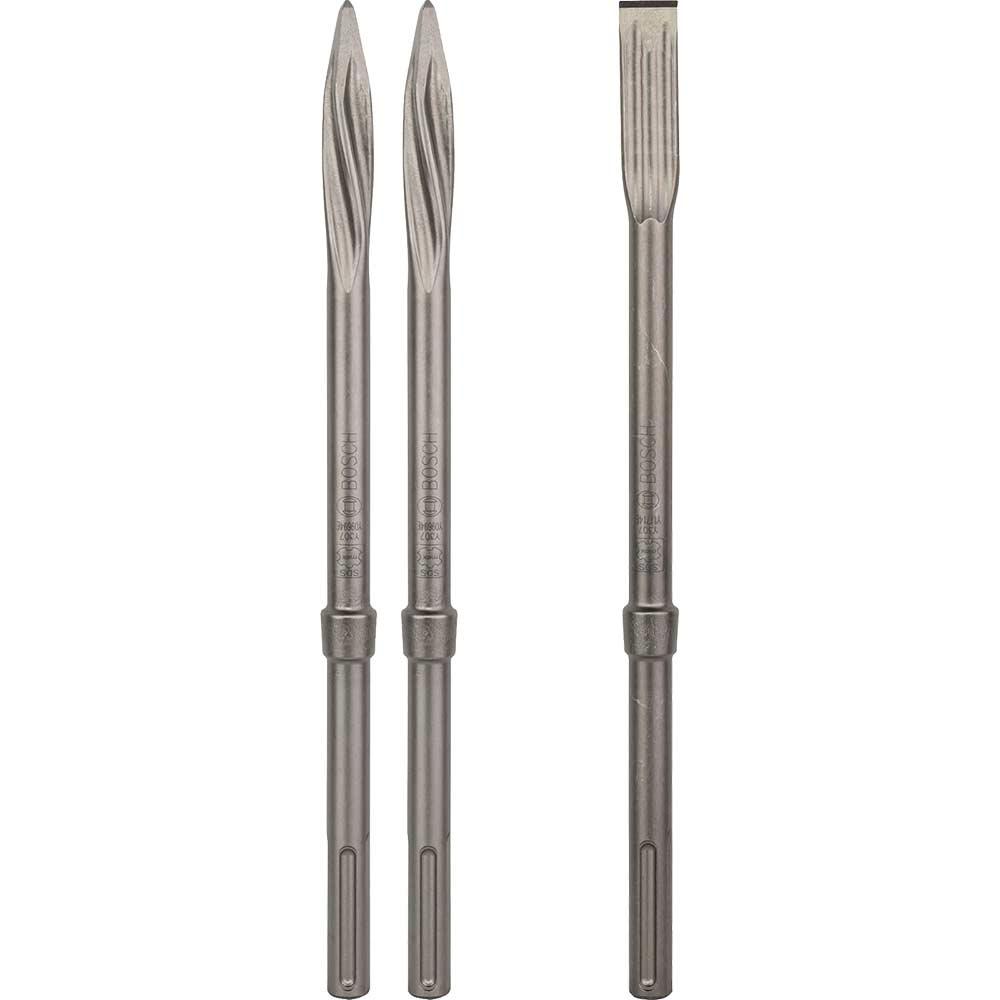 Bosch 3 Piece RTEC SDS Max Self Sharpening Chisel Kit