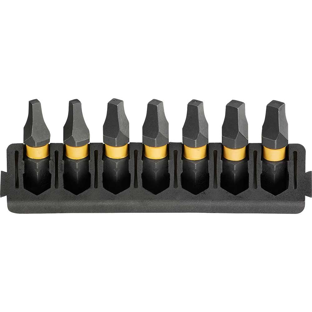 DeWalt 7 Piece FlexTorq Square Screwdriver Bit Bar Set