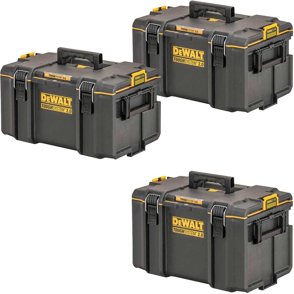 DeWalt 3 Piece Tough System V2 Tool Box Kit