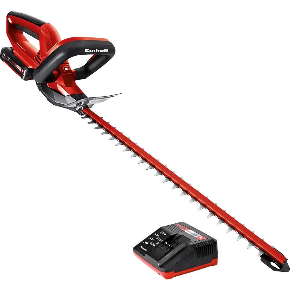 Einhell GE-CH 1846 Li 18v Cordless Hedge Trimmer 460mm 1 x 2ah Li-ion Battery Charger